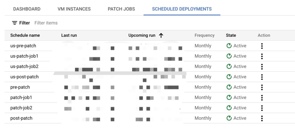 Report: after all of our infrastructure patching jobs are complete, our post-patch job reenables PagerDuty alerts and notifies the Slack channel that patching was successful.